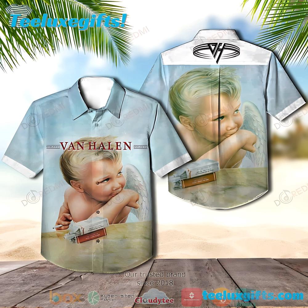 1984 Album Van Halen Band Summer Hawaiian Shirt