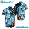 Carolina Panthers Graphic America Flag Flower Hawaiian Shirt, Men Women Summer Football Shirts