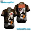 Cleveland Browns Mickey Mouse Surf Hawaiian Shirt, Men Women Summer Football Shirts