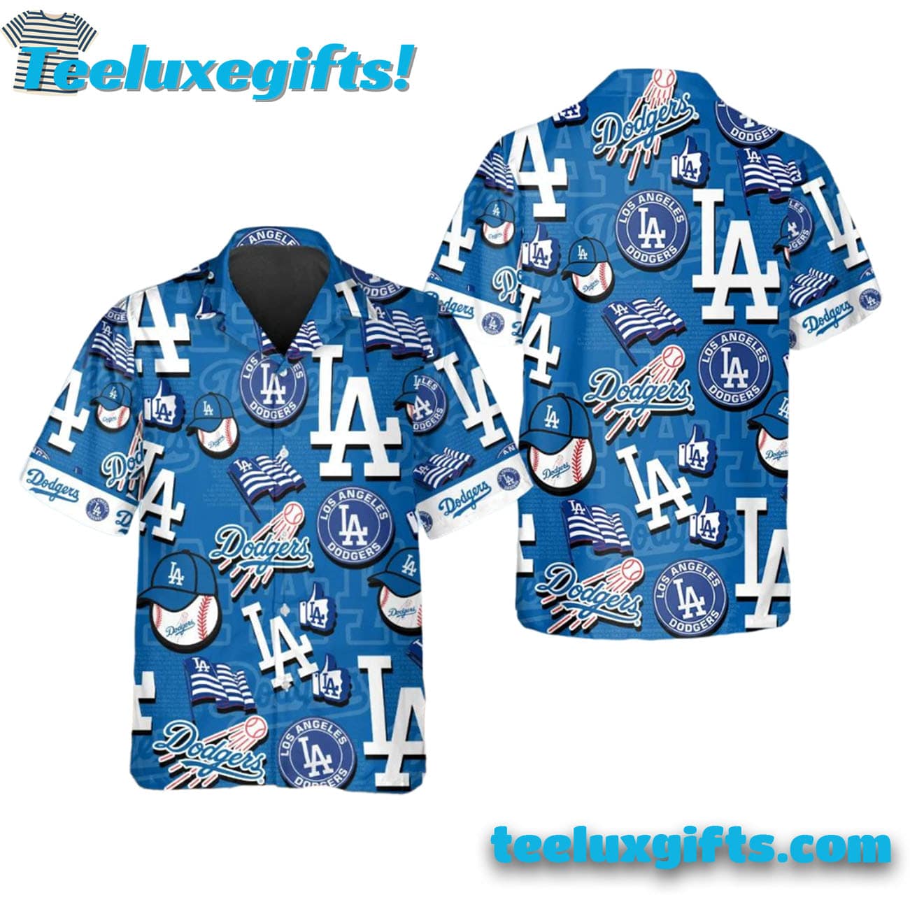 Los Angeles Dodgers Allstar Icons Hawaiian Shirt