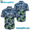 Seattle Seahawks Blossom Wave Fever Gift For Fan, Seattle Seahawks Aloha Shirt