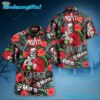 3D Misfits Skull Santa Christmas Summer Aloha Hawaiian Shirt