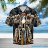 3D Skull Biker Motorcycles Racing Gangster Hawaiian Shirts