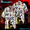 ACDC Band Collage Summer Aloha Hawaiian Shirt