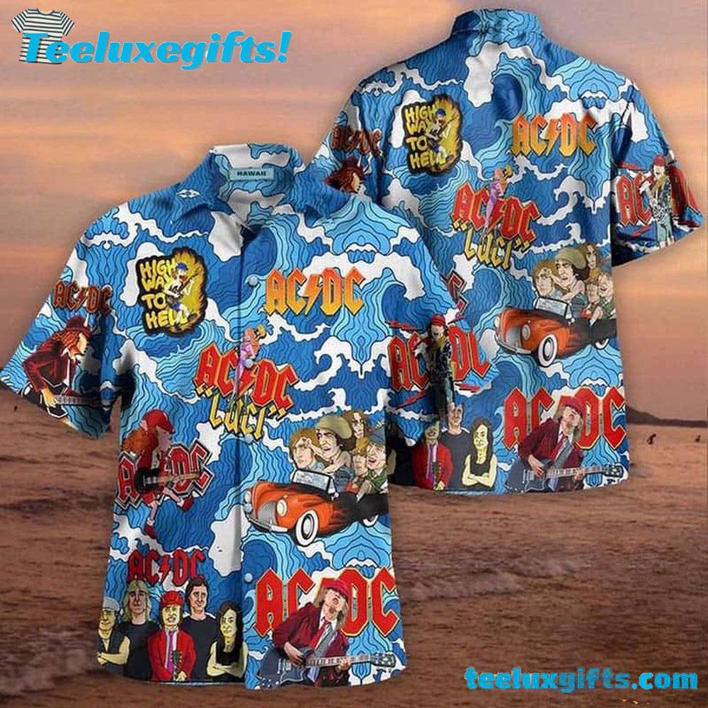ACDC High Way To Hell 2025 Hawaiian Shirt