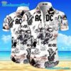 ACDC Music Band Rock Signature Hawaiian Shirt