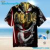 ACDC Thunderstruck Hard Rock Summer Aloha Hawaiian Shirt