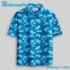 Aircraft Blue Button Up Hawaii Shirt