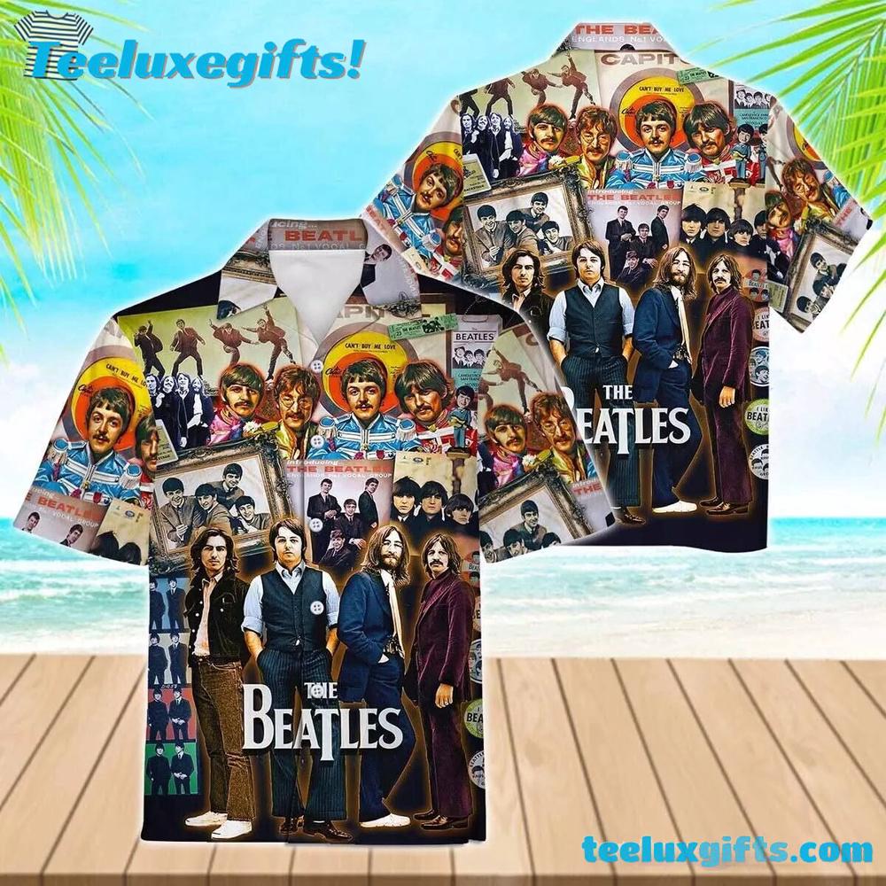 Beatles Album Art Summer Hawaiian Shirt