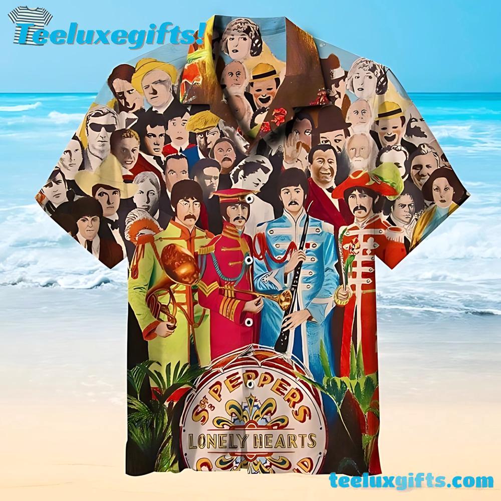 Beatles Sgt. Pepper's Lonely Hearts Summer Hawaiian Shirt