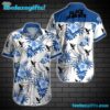 Black Sabbath Blue Floral Summer Aloha Hawaiian Shirt