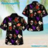 Black Sabbath Skull & Floral Print Summer Aloha Hawaiian Shirt