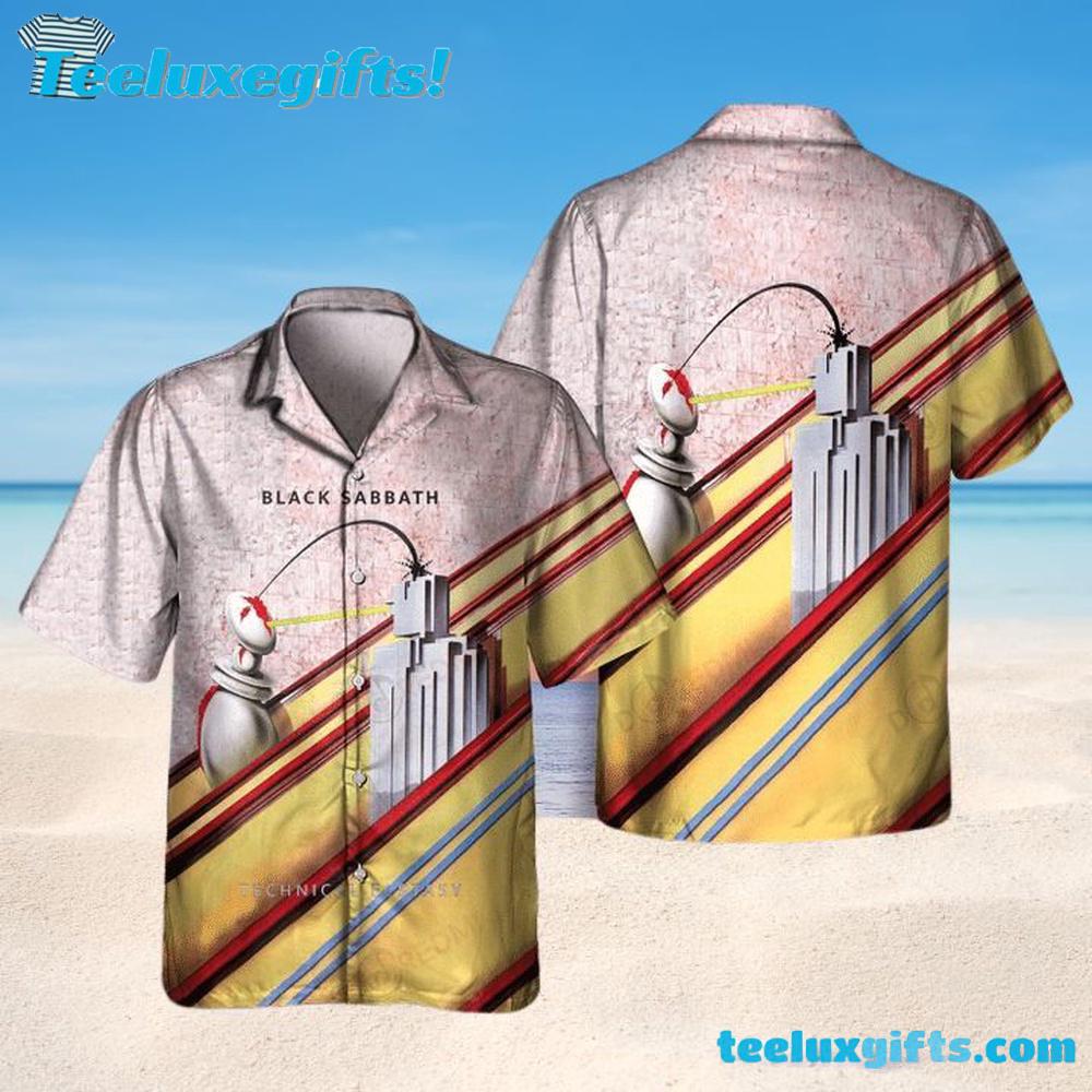 Black Sabbath Technical Ecstasy Tour Summer Aloha Hawaiian Shirt