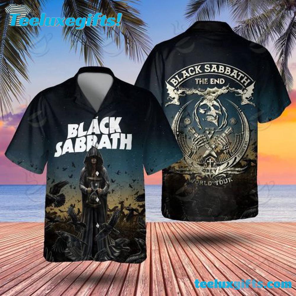 Black Sabbath The End World Tour Hawaiian Shirt