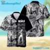 Black & White Elvis Extravaganza Summer Aloha Hawaiian Shirt 2 Black & White Elvis Extravaganza Summer Aloha Hawaiian Shirt