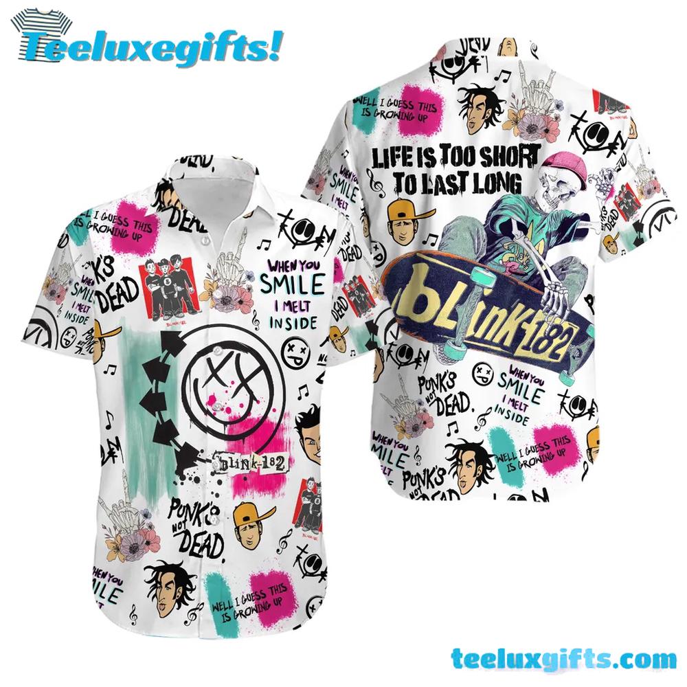 Blink 182 Rock Band Music Summer Hawaiian Shirt