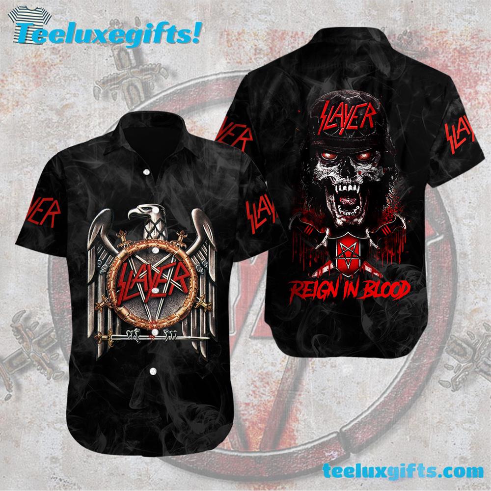 Blood Reign Slayer Summer Aloha Hawaiian Shirt