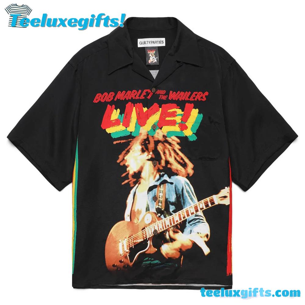 Bob Marley Live Vibrations Summer Aloha Hawaiian Shirt