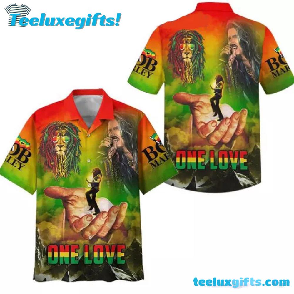 Bob Marley One Love Amazing Summer Aloha Hawaiian Shirt