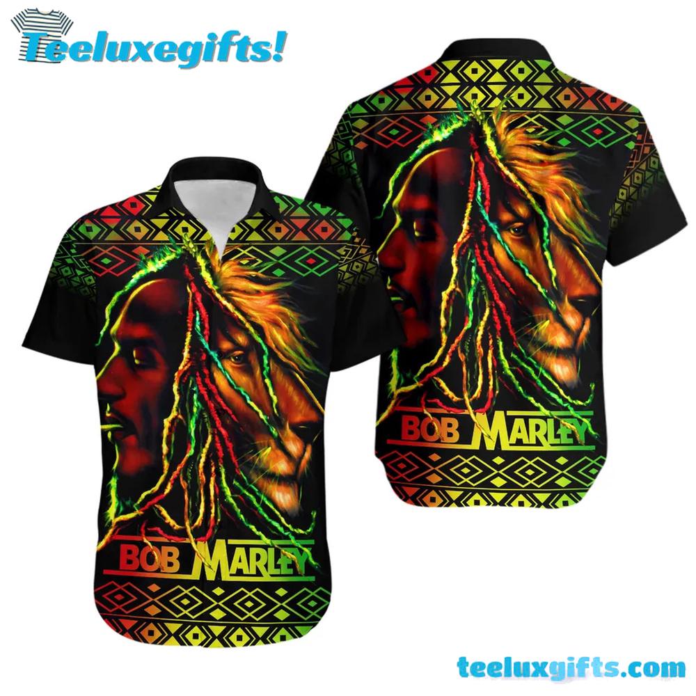 Bob Marley Reggae Summer Aloha Hawaiian Shirt