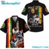 Bob Marley Thank You For Your Music Summer Aloha Hawaiian Shirt