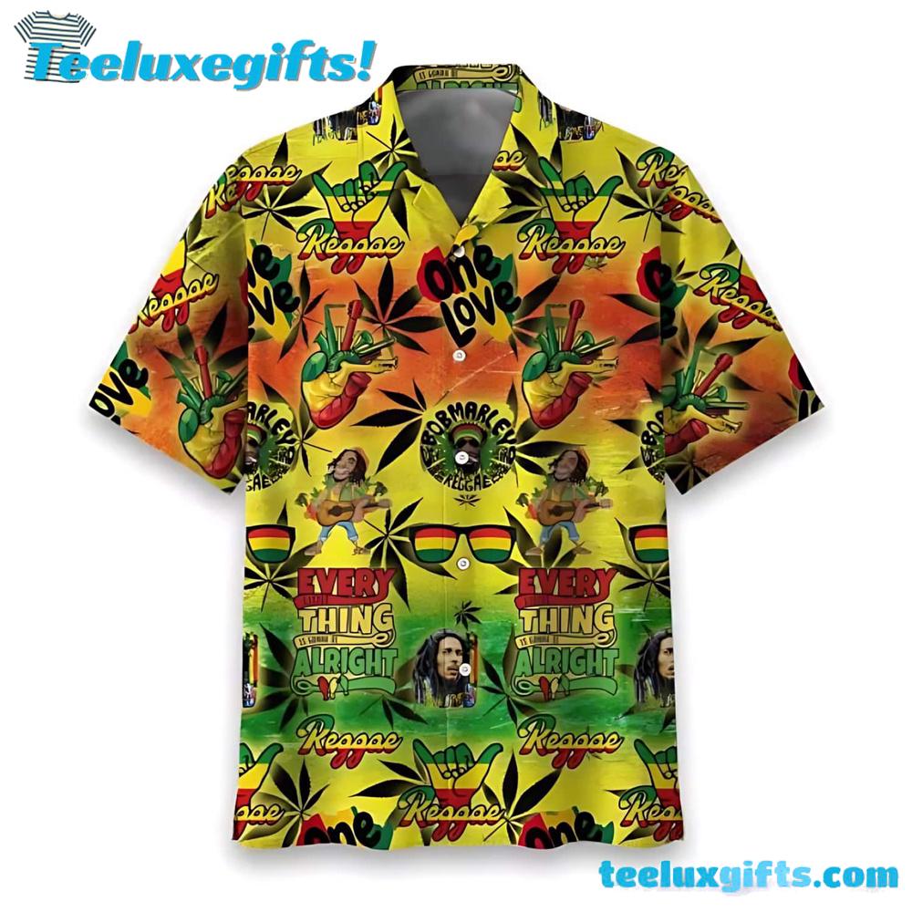 Bob Marley The King Of Reggae Summer Aloha Hawaiian Shirt