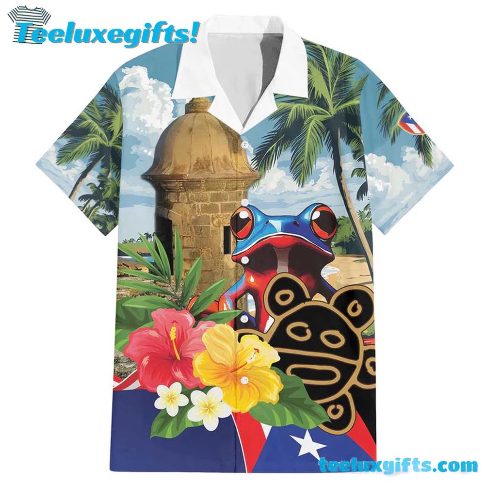 Boricua El Morro Family Matching Mermaid Dress and Hawaiian Shirt