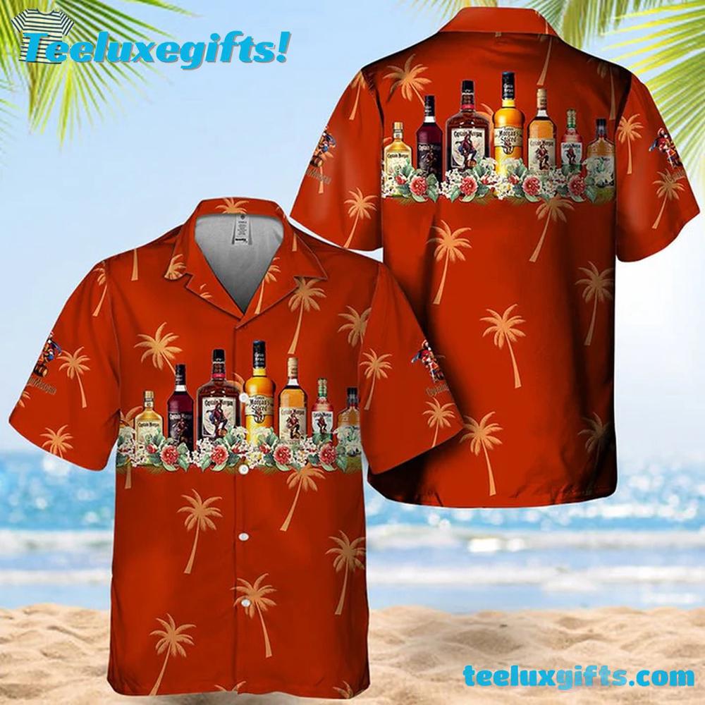Captain Morgan Tropical Liquor Paradise Hawaiian Shirt Captain Morgan Tropical Liquor Paradise Hawaiian Shirt