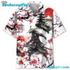 Cherry Blossom Samurai Hawaiian Shirt