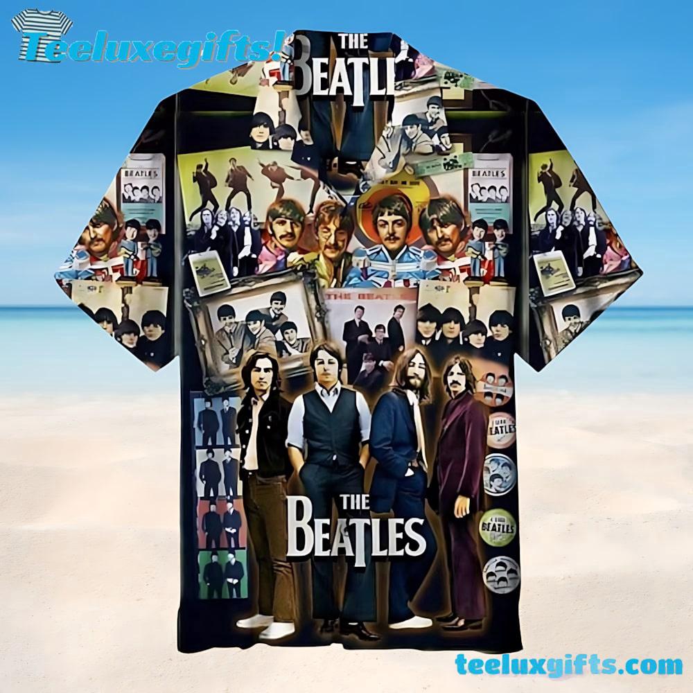 Classic Album Montage Beatles Summer Hawaiian Shirt