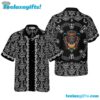 Colorful Monkey With Gothic Pattern Hawaiian Shirt