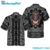 Colorful Monkey With Paisley Pattern Hawaiian Shirt
