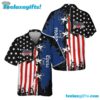 Coors Banquet Patriotic Grunge Flag Hawaiian Shirt