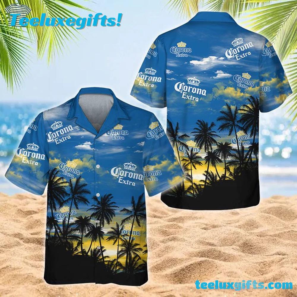 Corona Extra Tropical Sunset Hawaiian Shirt