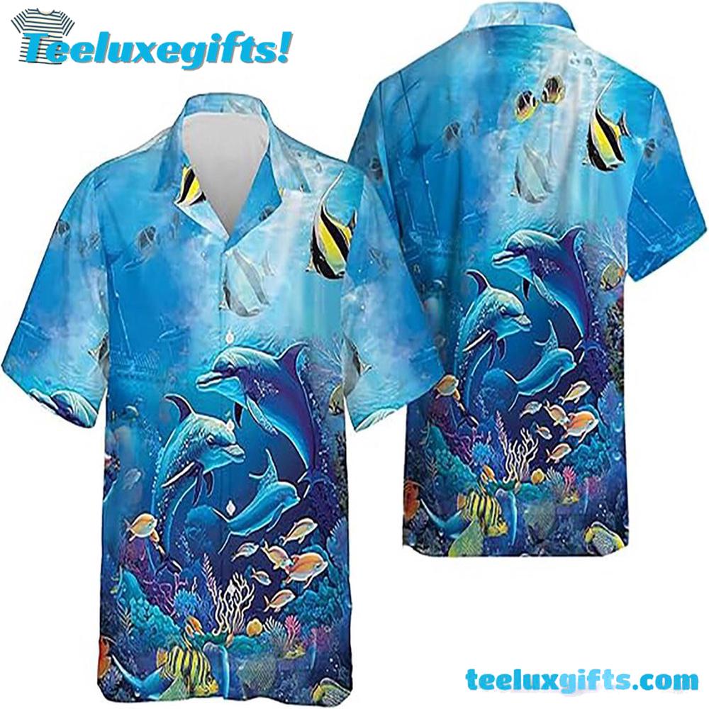 Dolphin Hawaiian Shirt