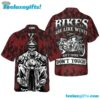 Don’t Touch My Motorbike Hawaiian Shirt