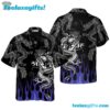 Dragon With Blue Flame Hawaiian Shirt