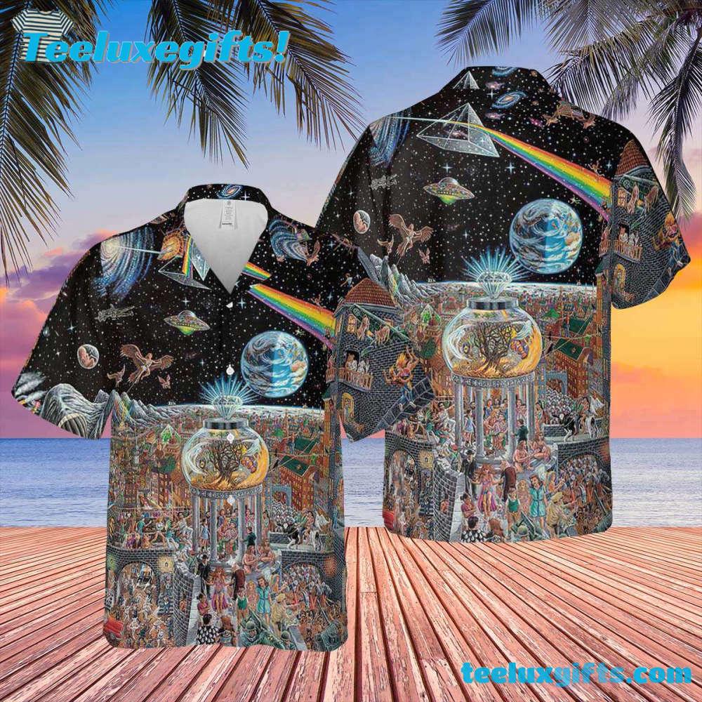 Echoes From The Darkside Of The Moon Pink Floyd Summer Hawaiian Shirt