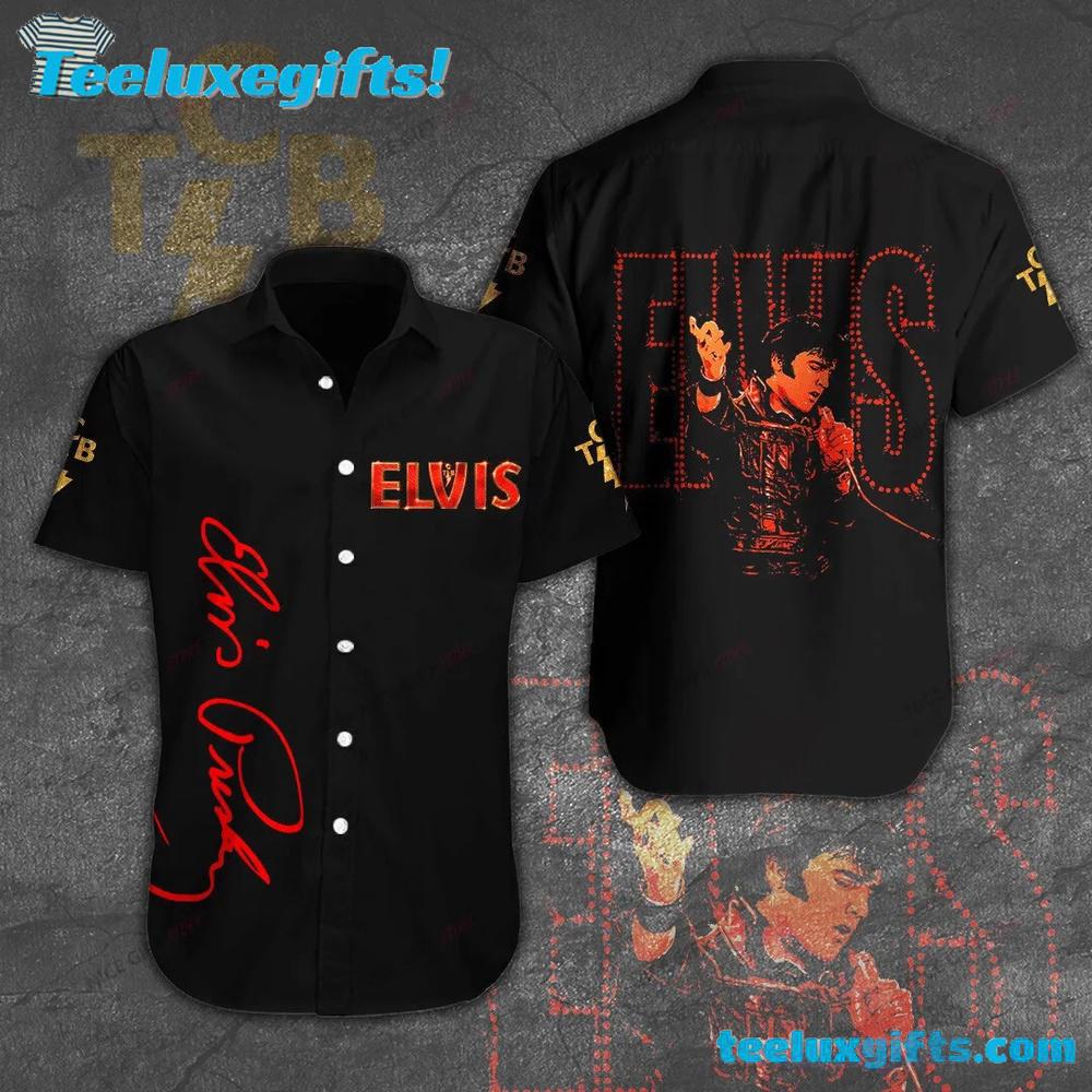 Elvis Presley Aloha After Dark Summer Aloha Hawaiian Shirt