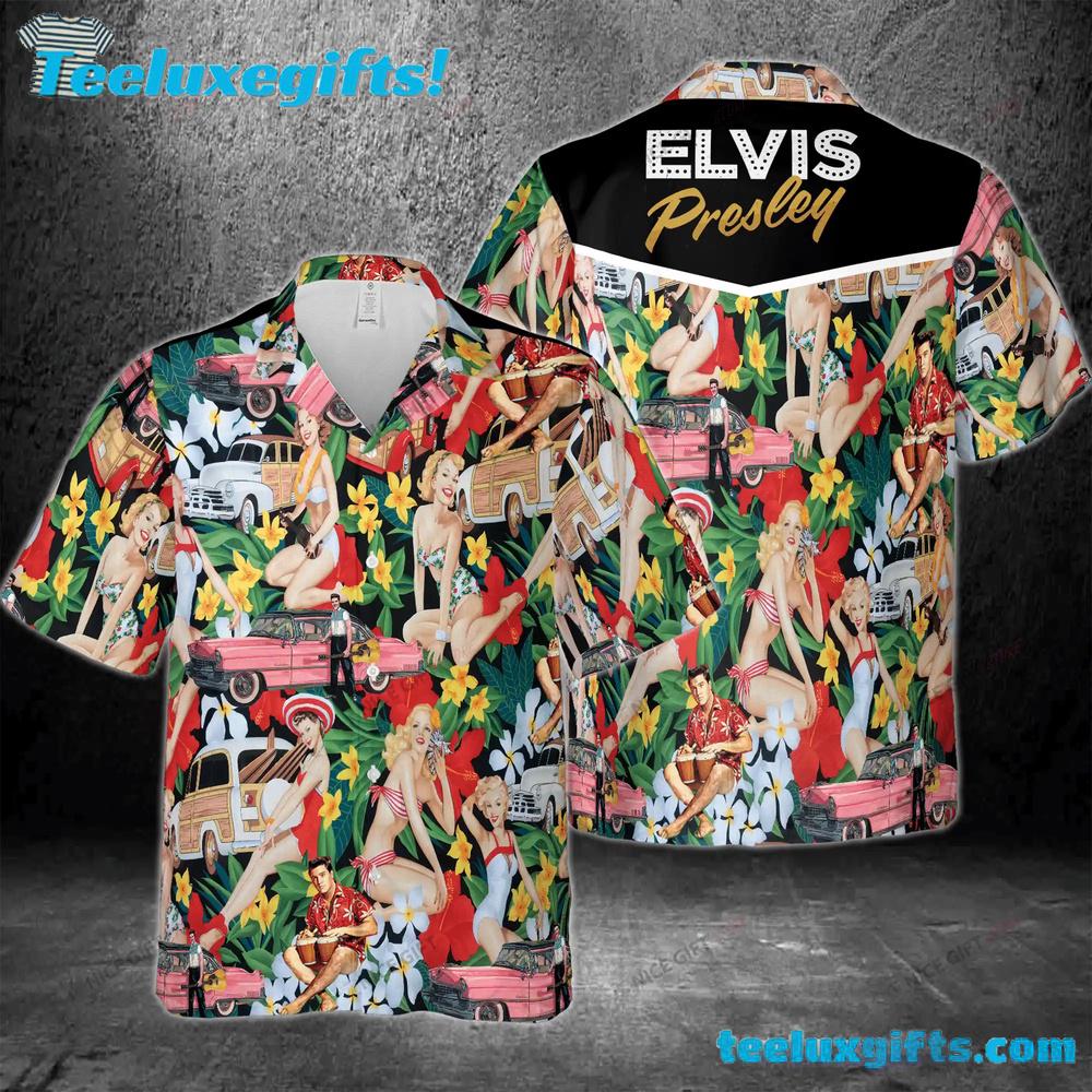 Elvis Presley Aloha Sweethearts Summer Aloha Hawaiian Shirt