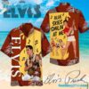 Elvis Presley Blue Skies Smilin At Me Summer Aloha Hawaiian Shirt