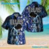 Elvis Presley Blue Suede Summer Aloha Hawaiian Shirt