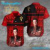 Elvis Presley Red Hot Taking Care of Business Summer Aloha Hawaiian Shirt