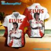 Elvis Presley Short Sleeve Memphis sound Summer Aloha Hawaiian Shirt