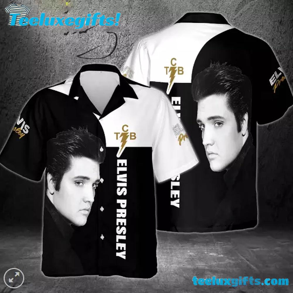 Elvis Presley Taking Care of Business Summer Aloha Hawaiian Shirt