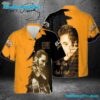 Elvis Presley The King Of Rock And Roll Gold Summer Aloha Hawaiian Shirt