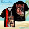 Elvis Presley The King Rock's Roll Signature Summer Aloha Hawaiian Shirt
