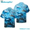 Extreme Dangerous Shark In The Sea Hawaiian Shirt