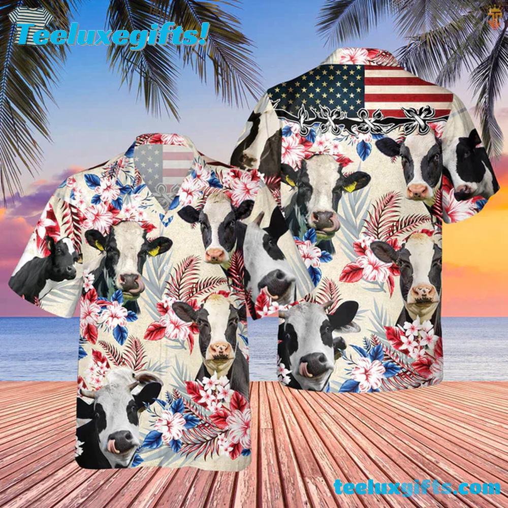Farm Cow Hawaiian Shirt