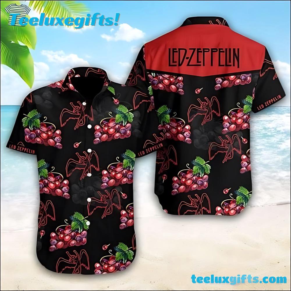 Flight of Fancy Led Zeppelin Summer Aloha Hawaiian Shirt